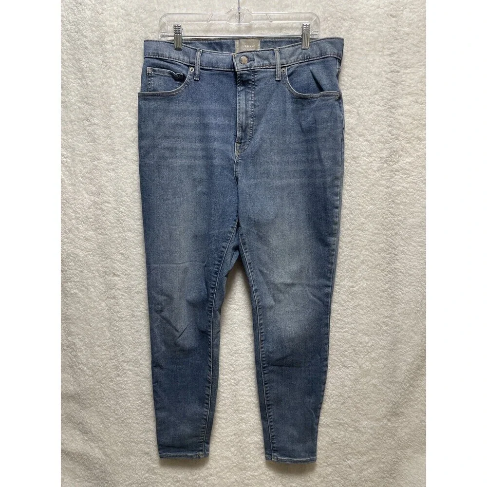 Everlane The Way High Skinny Jeans Women's‎ Size 34 Medium Wash Stretch Classic